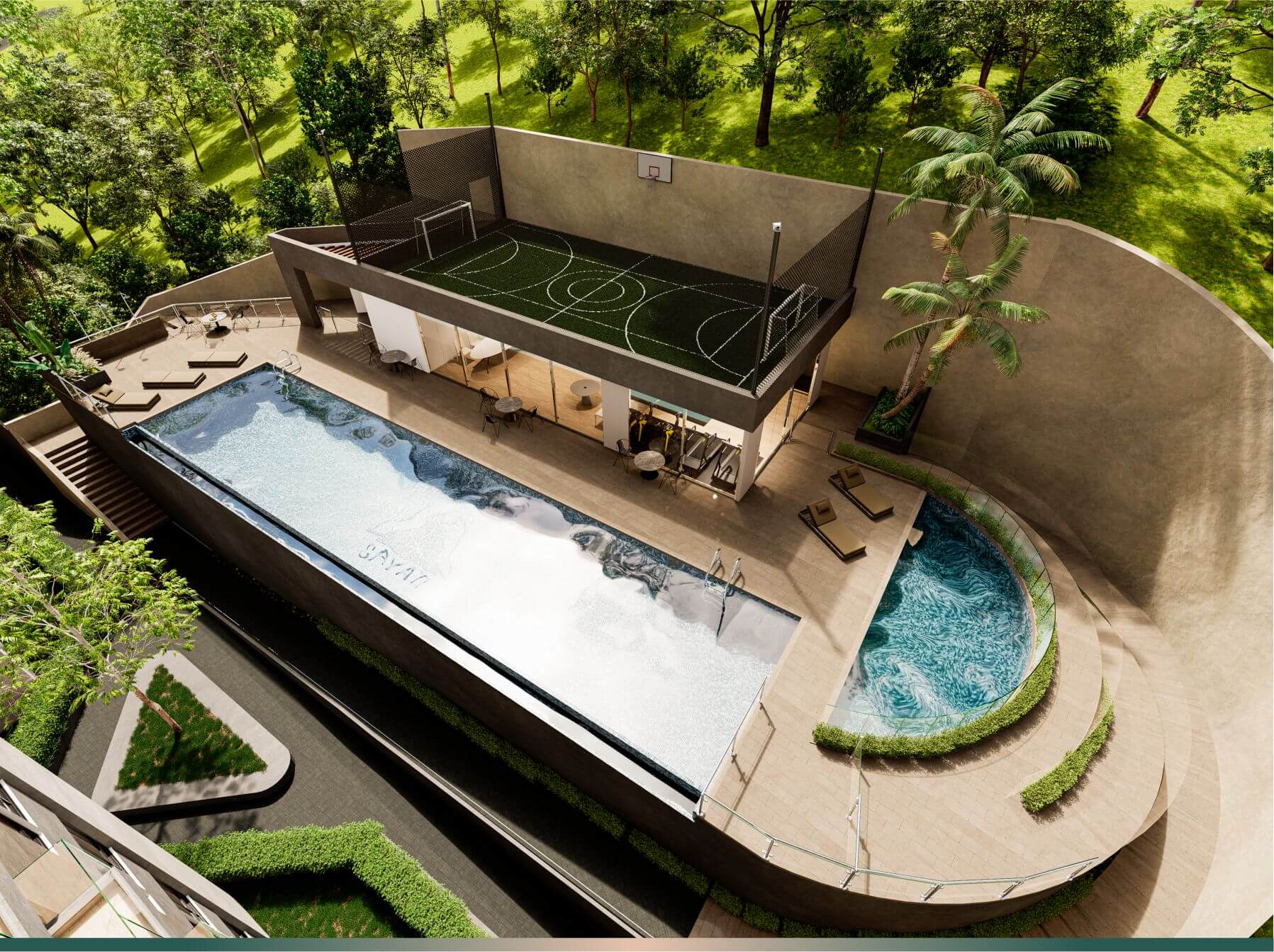 Piscina infinita